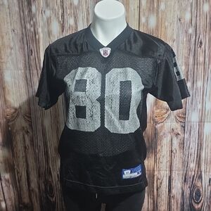 Reebok Black Mesh Football Jersey